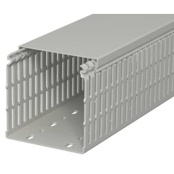   Obo Bettermann 6178441 LKV N 100100 vezetékrendező csatorna 100x100x2000 kőszürke