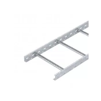   Obo Bettermann 6208656 LG 640 VS 6 FT kábellétra perforált, VS-létrafokkal 60x400x6000 FT merítetten tűzihorganyzott, DIN EN ISO 1461