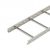 Obo Bettermann 6208706 LG 640 VS6 A2 kábellétra perforált, VS-létrafokkal 60x400x6000 2B felületkezelés nélkül, utókezelt