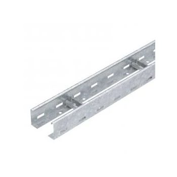   Obo Bettermann 6209719 LCIS 610 3 FT Kábellétra perforált létrafok, hegesztett 60x100x3000 FT merítetten tűzihorganyzott, DIN EN ISO 1461