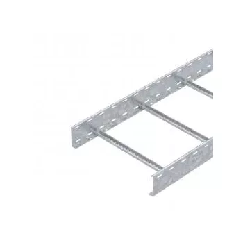   Obo Bettermann 6216474 LG 115 VS 6 FT kábellétra perforált, VS-létrafokkal 110x500x6000 FT merítetten tűzihorganyzott, DIN EN ISO 1461