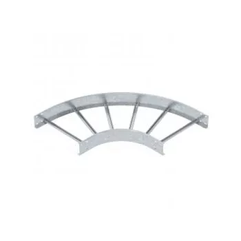   Obo Bettermann 6225180 SLB 90 1150R3 FT 90°-os sarokidom kábellétrához   110x500 FT merítetten tűzihorganyzott, DIN EN ISO 1461