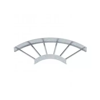   Obo Bettermann 6225182 SLB 90 1160R3 FT 90°-os sarokidom kábellétrához   110x600 FT merítetten tűzihorganyzott, DIN EN ISO 1461