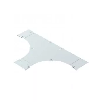   Obo Bettermann 6226100 LTD 200 R3 FS T-leágazóidom fedél fedélrögzítő kapoccsal   B200 FS szalaghorganyzott, DIN EN 10346