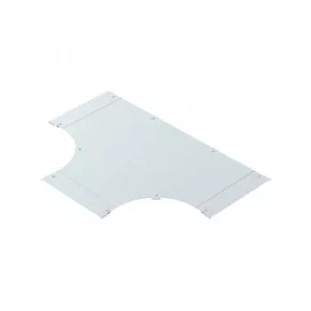   Obo Bettermann 6226106 LTD 500 R3 FS T-leágazóidom fedél fedélrögzítő kapoccsal   B500 FS szalaghorganyzott, DIN EN 10346