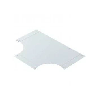   Obo Bettermann 6226108 LTD 600 R3 FS T-leágazóidom fedél fedélrögzítő kapoccsal   B600 FS szalaghorganyzott, DIN EN 10346