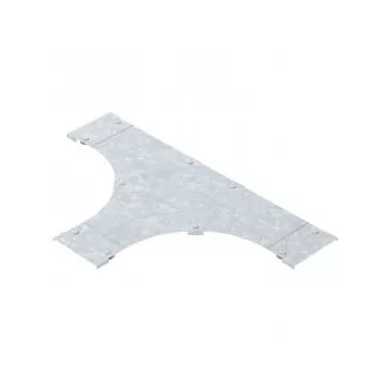   Obo Bettermann 6226120 LTD 200 R3 FT T-leágazóidom fedél fedélrögzítő kapoccsal   B200 FT merítetten tűzihorganyzott, DIN EN ISO 1461