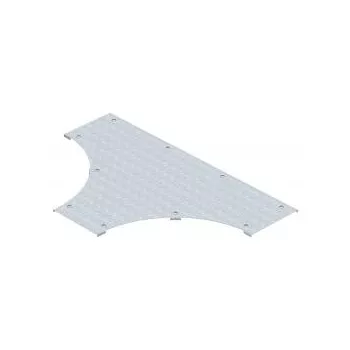   Obo Bettermann 6231675 WDTRL 300 DD fedél T-leágazáshoz nagyfesz., 110 és 160 rendszer B300mm DD szalaghorganyzott Zink/Alumínium, Double Dip, DIN EN 10346