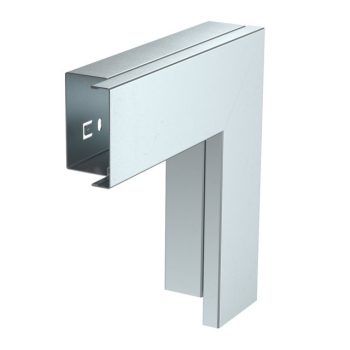   Obo Bettermann 6247504 LKM F40060FS lapos sarokelem felső résszel 40x60mm (szalaghorganyzott), DIN EN 10346