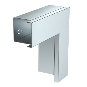   Obo Bettermann 6247989 LKM F60060FS lapos sarokelem felső résszel 60x60mm (szalaghorganyzott), DIN EN 10346