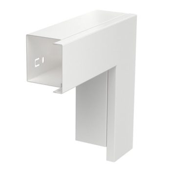   Obo Bettermann 6249485 LKM F60060RW lapos sarokelem felső résszel 60x60mm szalaghorganyzott / műanyag bevonatú, DIN EN 10346 hófehér