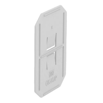   Obo Bettermann 6274650 GK-KUP véglezáró elem GK csatornához 64x90mm világosszürke