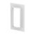 Obo Bettermann 6274870 G-KWAG70170RW Fali takarókeret zárt kivitel 238x25x138 hófehér