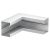 Obo Bettermann 6276940 GA-SI90130RW belső sarokelem alumínium szimmetrikus csatornához 90x130mm hófehér
