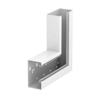   Obo Bettermann 6277420 GS-AFS70130RW acél csatornához Lapos sarokelem emelkedő aszimmetrikus 70x130mm hófehér