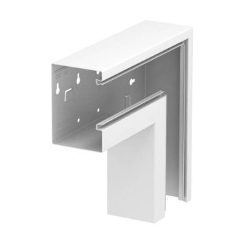   Obo Bettermann 6277530 GS-AFF90130RW acél csatornához Lapos sarokelem eső aszimmetrikus 90x130mm hófehér