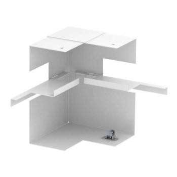   Obo Bettermann 6277840 GS-AI70170RW acél csatornához belső könyök előszerelt aszimmetrikus 70x170mm hófehér