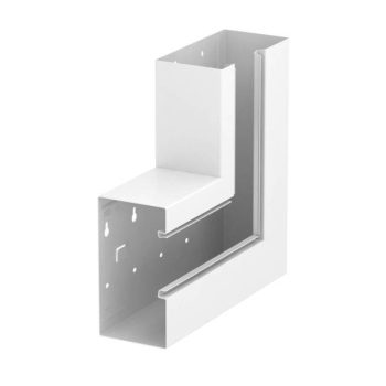   Obo Bettermann 6277920 GS-AFS90170RW acél csatornához Lapos sarokelem emelkedő aszimmetrikus 90x170mm hófehér