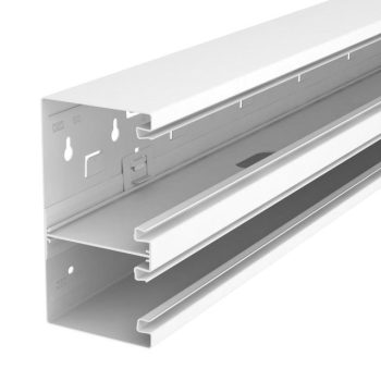   Obo Bettermann 6278300 GS-D90170RW acél parapetcsatorna aszimmetrikus két rekeszes 90x170x2000 hófehér