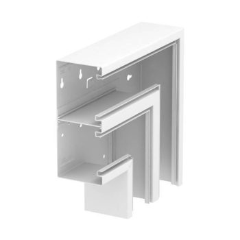   Obo Bettermann 6278530 GS-DFF90210RW acél csatornához Lapos sarokelem eső szimmetrikus 90x210mm hófehér