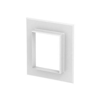   Obo Bettermann 6279020 G-AWAG90110RW Fali takarókeret zárt kivitel 178x25x158 hófehér