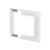Obo Bettermann 6279030 G-AWAG90130RW Fali takarókeret zárt kivitel 198x25x158 hófehér