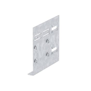   Obo Bettermann 6279804 KS70130 Falikonzol adapter GK70130-hez 128x122x27mm szalaghorganyzott, DIN EN 10346