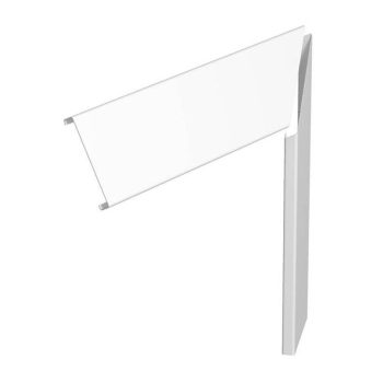   Obo Bettermann 6287070 FUOP3RW felső rész lapos sarokelemhez, eső, pult 80x300mm hófehér