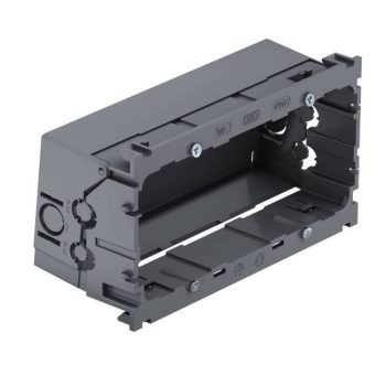   Obo Bettermann 6288608 71GD7-2 Szerelvénybeépítő doboz kétférőhelyes 148x77x58mm acélszürke