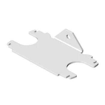   Obo Bettermann 6290150 ISSBW70140RW rögzítő sarokösszekötő szalaghorganyzott / műanyag bevonatú, DIN EN 10346 hófehér