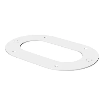   Obo Bettermann 6290260 WAG70140O mennyezeti takarólemez zárva 211x129,5mm hófehér
