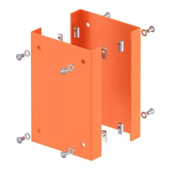  Obo Bettermann 6290423 ISS160160AS HRO védőlemez ipari oszlophoz 250x166x33mm narancssárga