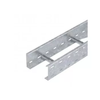   Obo Bettermann 6311059 WKLG 1120 FT nagyfesztávú kábellétra perforált oldalfal 110x200x6000 FT merítetten tűzihorganyzott, DIN EN ISO 1461