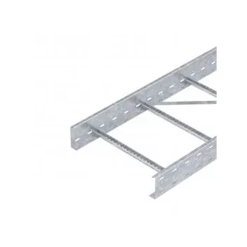   Obo Bettermann 6311071 WKLG 1150 FT nagyfesztávú kábellétra perforált oldalfal 110x500x6000 FT merítetten tűzihorganyzott, DIN EN ISO 1461