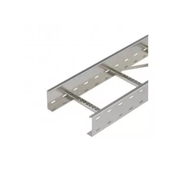   Obo Bettermann 6311227 WKLG 1130 A4 Nagyfesztávú kábellétra oldalperforált 110x300x6000 2B felületkezelés nélkül, utókezelt