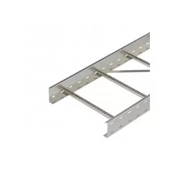   Obo Bettermann 6311231 WKLG 1150 A4 Nagyfesztávú kábellétra oldalperforált 110x500x6000 2B felületkezelés nélkül, utókezelt