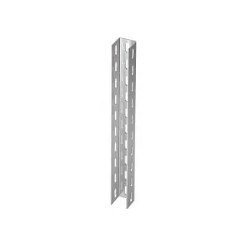   Obo Bettermann 6341109 US 5 40 A2 U-oszlop 3 oldalon perforált 50x50x400 2B felületkezelés nélkül, utókezelt