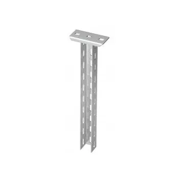   Obo Bettermann 6341221 US 5 K 50 A4 függesztő oszlop ráhegesztett fejlemezzel 50x50x500 2B felületkezelés nélkül, utókezelt