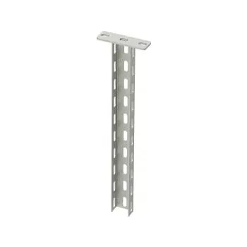   Obo Bettermann 6342389 US 3 K 60 A4 Függesztőprofil hegesztett fejlemezzel 50x30x600 2B felületkezelés nélkül, utókezelt