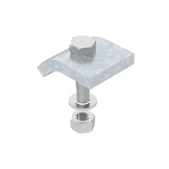   Obo Bettermann 6355234 KWS 15 FT rögzítő szöglet hatlapfejű csavarral,h = 15 mm 60x50 FT merítetten tűzihorganyzott, DIN EN ISO 1461