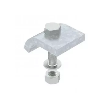   Obo Bettermann 6355242 KWS 20 FT rögzítő szöglet hatlapfejű csavarral,h = 20 mm 60x50 FT merítetten tűzihorganyzott, DIN EN ISO 1461