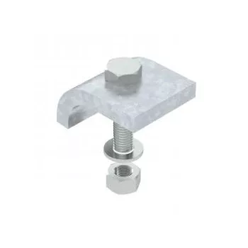   Obo Bettermann 6355250 KWS 25 FT rögzítő szöglet hatlapfejű csavarral,h = 25 mm 60x50 FT merítetten tűzihorganyzott, DIN EN ISO 1461