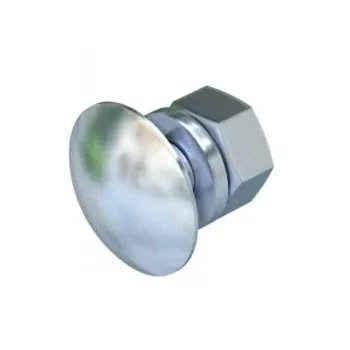   Obo Bettermann 6406998 FRS 8x25 F félgömbfejű csavar alátéttel és anyával M8x25 F tűzihorganyzott, DIN 267, Teil 10