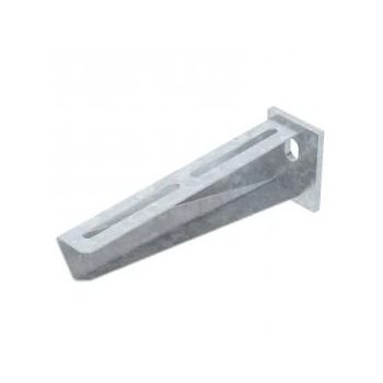   Obo Bettermann 6419712 AW 30 16 FT fali és oszlopkonzol ráhegesztett fejlemezzel B160mm FT merítetten tűzihorganyzott, DIN EN ISO 1461