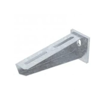   Obo Bettermann 6419720 AW 30 21 FT fali és oszlopkonzol ráhegesztett fejlemezzel B210mm FT merítetten tűzihorganyzott, DIN EN ISO 1461