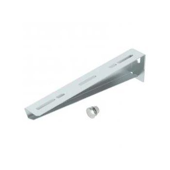   Obo Bettermann 6424740 MWA 12 31S FS fali és oszlopkonzol M10x25 rögzítőcsavarral B310mm FS szalaghorganyzott, DIN EN 10346