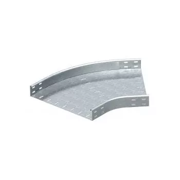   Obo Bettermann 7000421 RB 45 660 FS 45°-os sarokidom vízszintes, kerek kivitel 60x600 FS szalaghorganyzott, DIN EN 10346