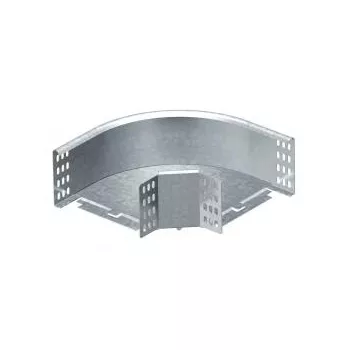   Obo Bettermann 7001916 RB 90 120 FS 90°-os sarokidom vízszintes, sarokösszekötővel 110x200 FS szalaghorganyzott, DIN EN 10346