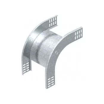   Obo Bettermann 7007076 RBV 650 F FT 90°-os függőleges idom eső 60x500 FT merítetten tűzihorganyzott, DIN EN ISO 1461