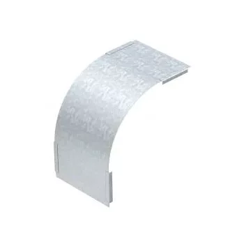   Obo Bettermann 7131030 DBV 110 100 F FS Fedél 90° függőleges sarokidom eső B100mm FS szalaghorganyzott, DIN EN 10346